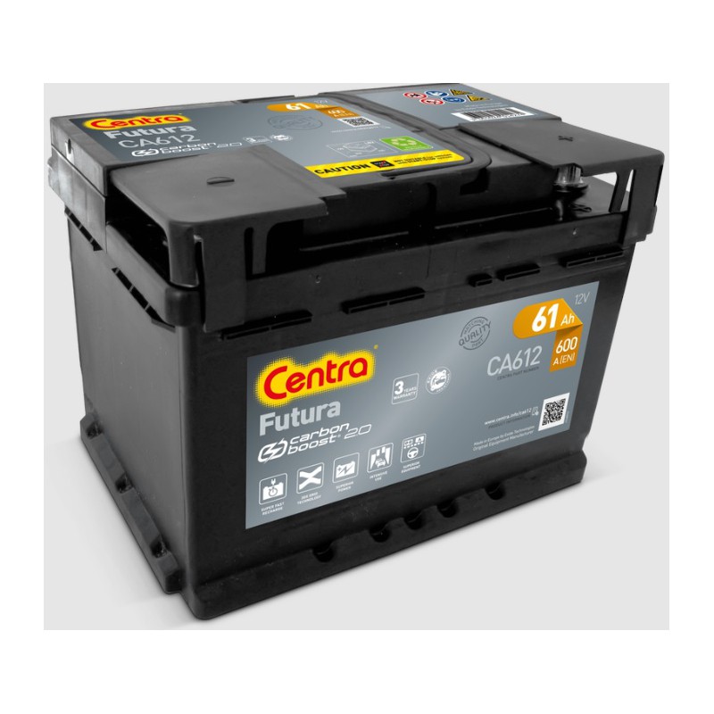 CENTRA FUTURA 61Ah 600A 12V P+ CA612