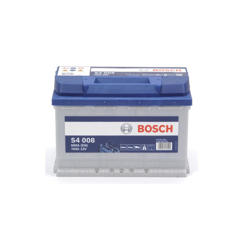 Akumulator BOSCH 74Ah 680A 12V P+ S4008