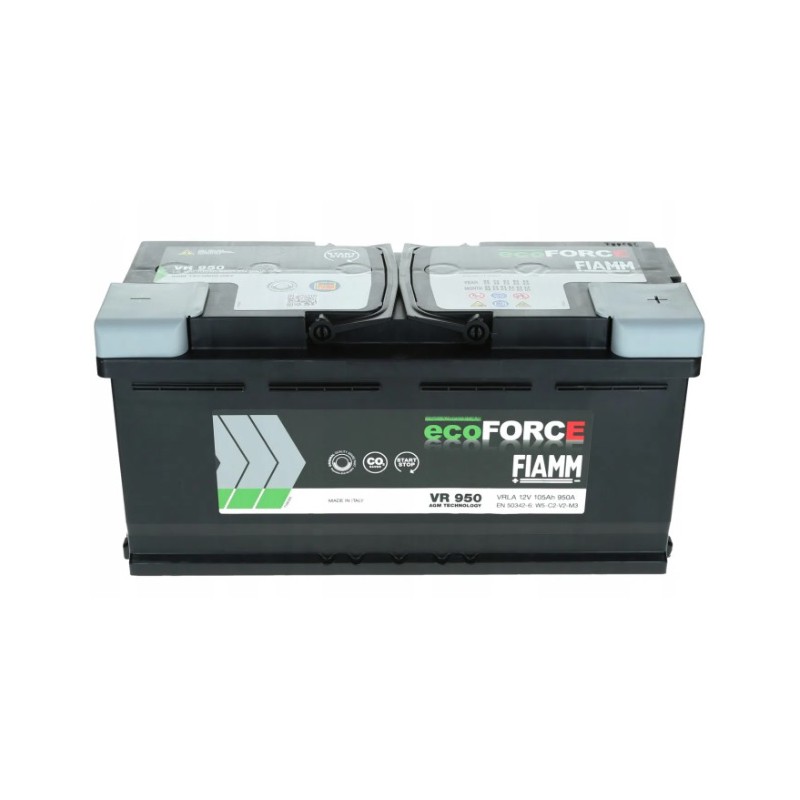 FIAMM ecoFORCE 105Ah 950A 12V P+ VR950