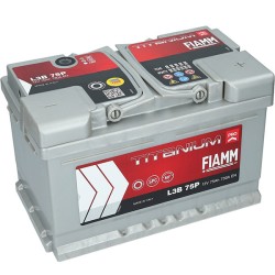 FIAMM TITANIUM PRO 75Ah 730A 12V P+ L3B 75P