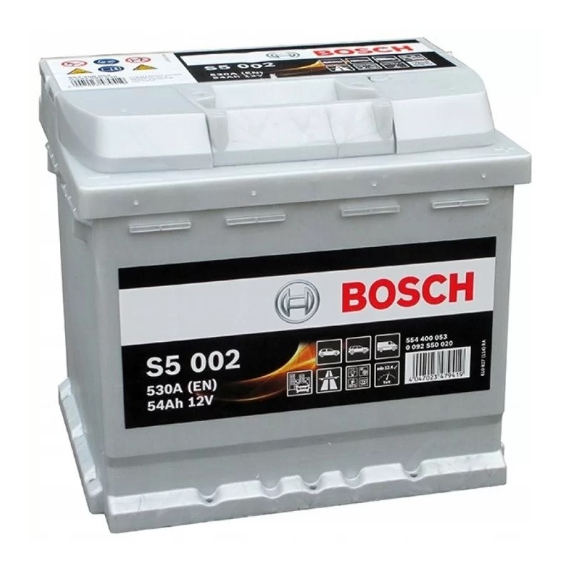 Akumulator BOSCH 54Ah 530A 12V P+ S5002