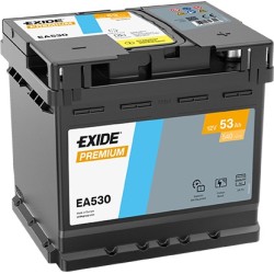 Akumulator EXIDE 53Ah 540A 12V P+ EA530