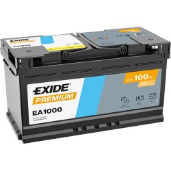 Akumulator EXIDE 100Ah 900A 12V P+ EA1000