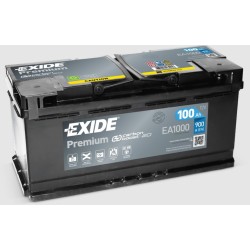 Akumulator EXIDE 100Ah 900A 12V P+ EA1000