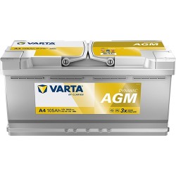Akumulator AGM VARTA 105Ah 950A 12V P+ H15/A4