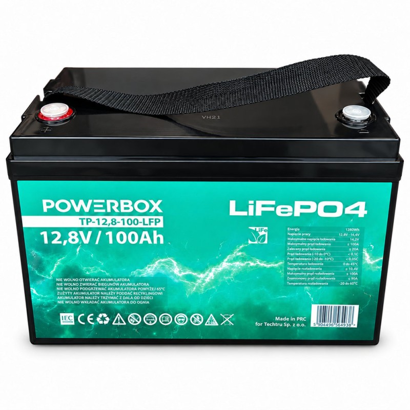Akumulator POWERBOX LiFePO4 12,8V 100Ah